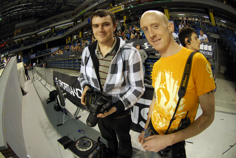 Ride UK snappers - Nathan Beddows and Dunk from the Rolling Image.