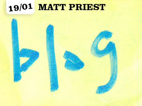 Blog: Matt Priest 19/01