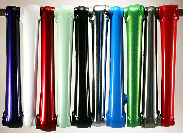 Cranks in all available colours...