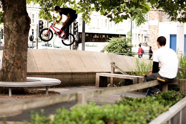 Warren with a barspin on the bank