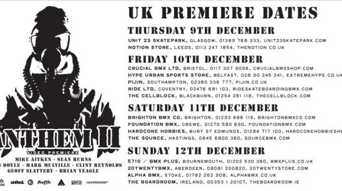 ANTHEM II UK Premiere Dates