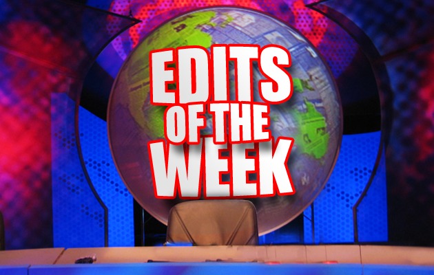 Edits of the Week: Jan Week 4