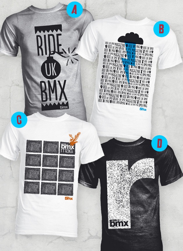 New Ride UK T-shirts – vote and win now.