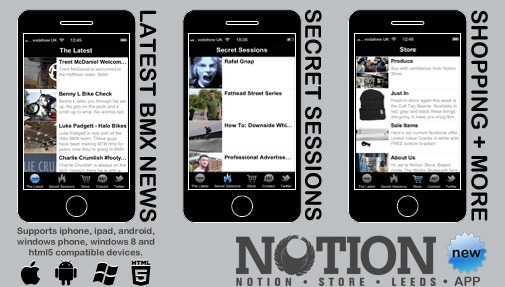 New Notion Store Mobile Site/App