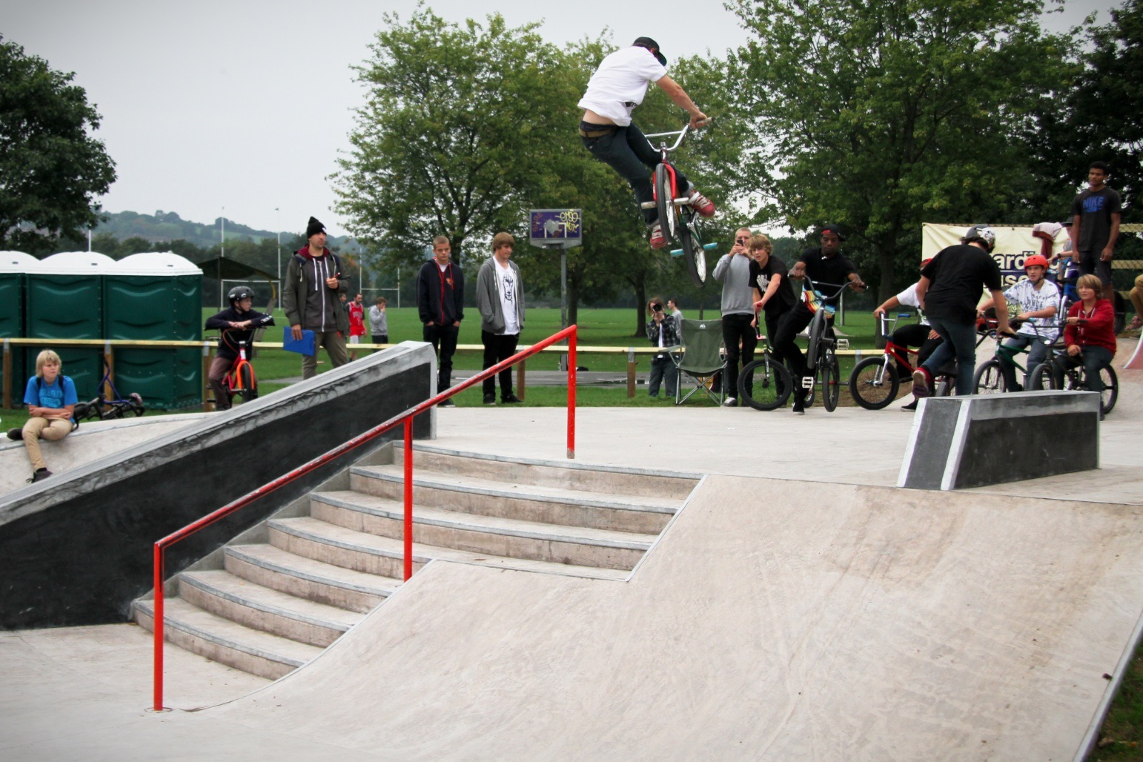  Jamie Skinner (up rail double peg to clicked 180 lookback . . . that rail is proper street size BTW!) - DEATH Photo