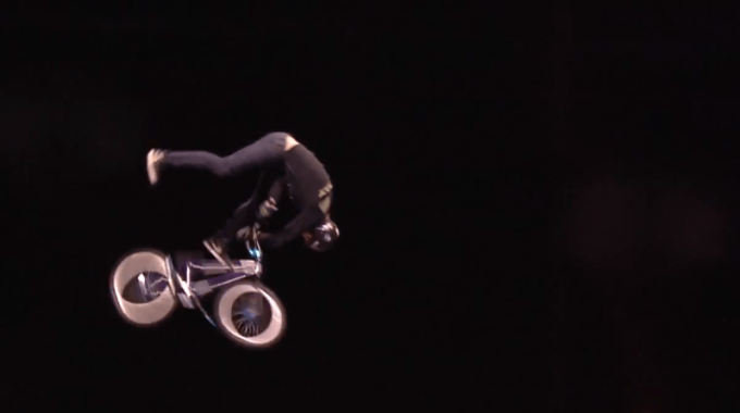Scooter Rider Throws Down World First BMX Trick!