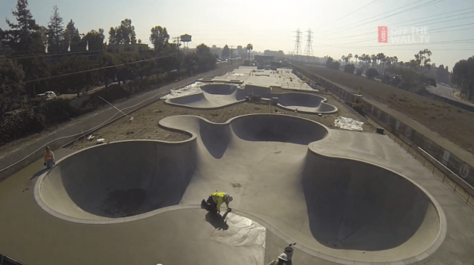 Take a look at the new Vans Skatepark in Huntington Beach