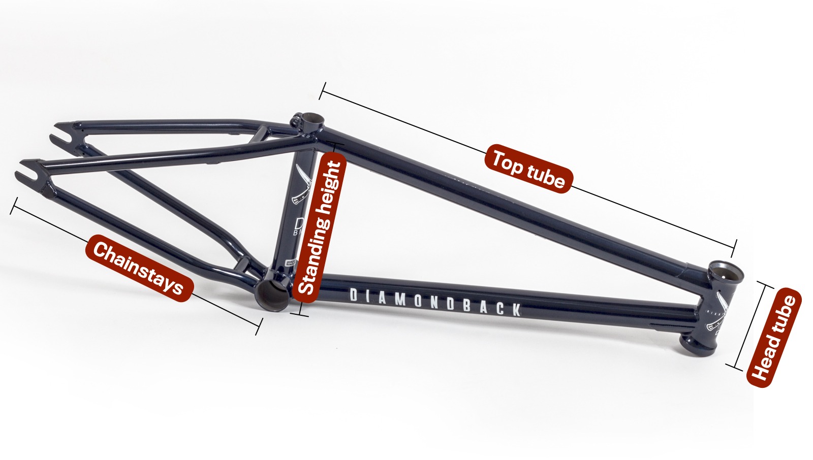 top tube size bmx