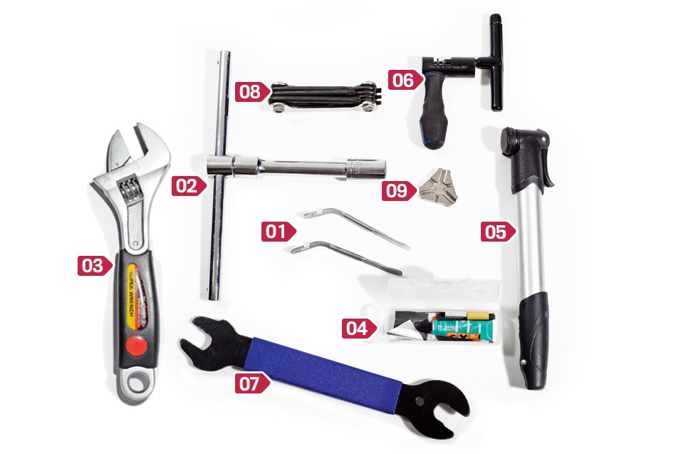 Bmx tool clearance kit