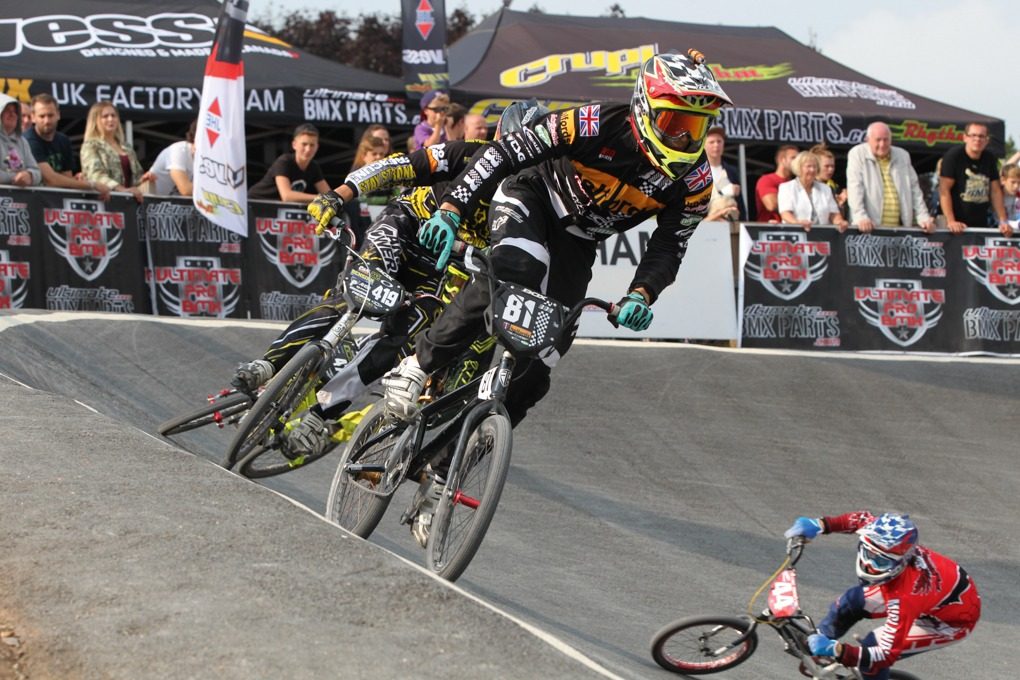 Although racing might seem a long way from such aspects of BMX like street riding, it’s essentially where it all began. It was kids racing BMXs, and the bikes that preceded these, that eventually started dirt jumping and riding street. Whilst the competitiveness of racing might not appeal to everyone, racing can teach you a lot about riding your bike smoothly. The UK’s Forte brothers are testament to that, while over in the US, many of the top pros have raced at some point. Even Van Homan, one of the greatest street riders out there, raced BMX when he was younger.

Racetracks are fun even without the competition, but if you feel like you’d like to compete, most racetracks have gate practice once a week and then throughout the summer races happen across the country. Websites such as www.bmxtalk.com have more info
on this.

To begin with, you can race on any
type of bike you want but race bikes are generally bigger and lighter, with long back-ends and shallower head angles. They tend to be very specific to track racing so if you’re thinking about getting one, be certain you won’t be wanting to ride street or park. Not only will it feel sluggish when you hop, it’s not built
for harsh drops and grinds. Younger kids might race on smaller, lightweight bikes before stepping up to 20” BMXs. Brakes and safety gear are all necessary for real races and the surfaces of
tracks are notoriously unforgiving so getting padded up is a must. In fact it is compulsory to wear a full face helmet when racing.