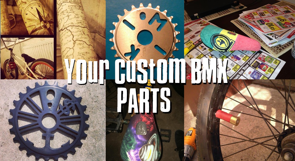 Custom on sale bmx parts