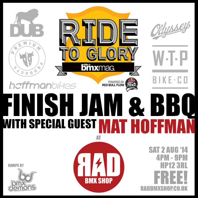 RTG 2014 FINISH JAM & BBQ WITH SPECIAL GUEST: MAT HOFFMAN!!