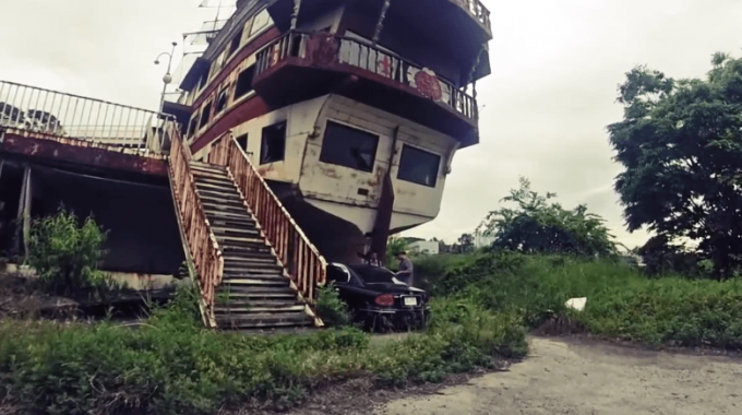 South Korean Lads Build Skatepark In Ship Wreck