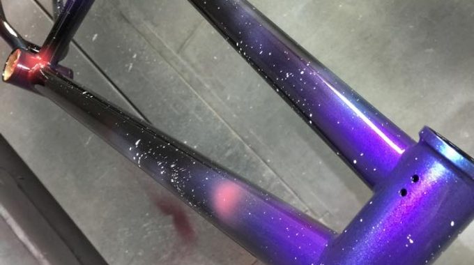 Sheppy's Total BMX Voltron Custom Galaxy paint job by Carl Ruckley