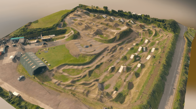 The Track Cornwall - 3D Mapping Meets BMX