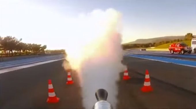 Crazy World Record: 333 KM/H Rocket Powered Bicycle