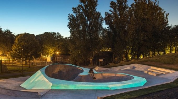 Cultural Liverpool - The UK's First Glow In The Dark Skatepark - Everton