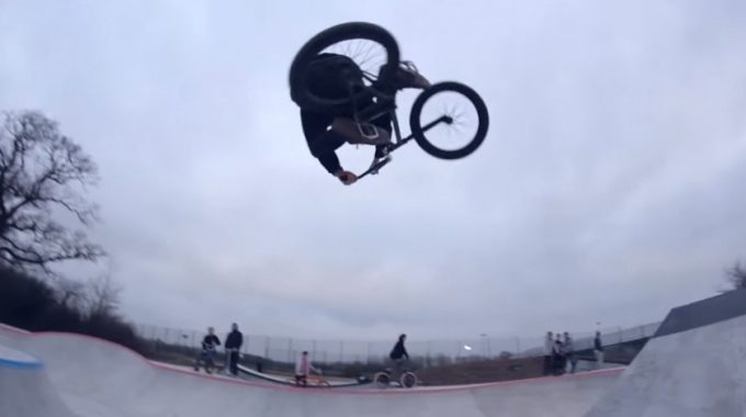 Crucial BMX Destroys Bradley Stoke Skatepark