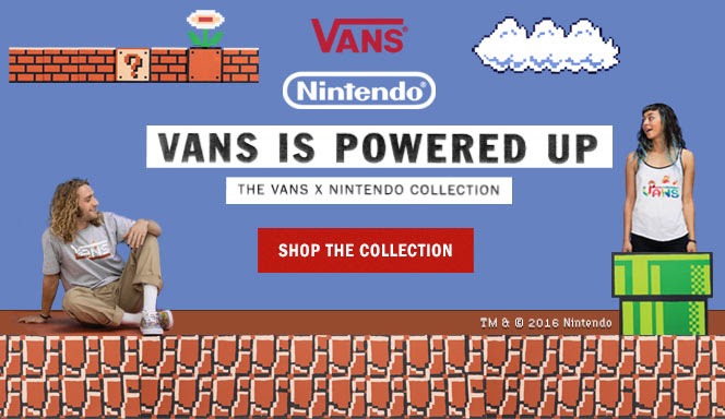 VANS IS POWERED UP! The Vans X Nintendo Collection