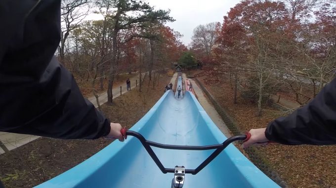 BILLY PERRY: Rides BMX in Water Park, Gets in Mad Trouble