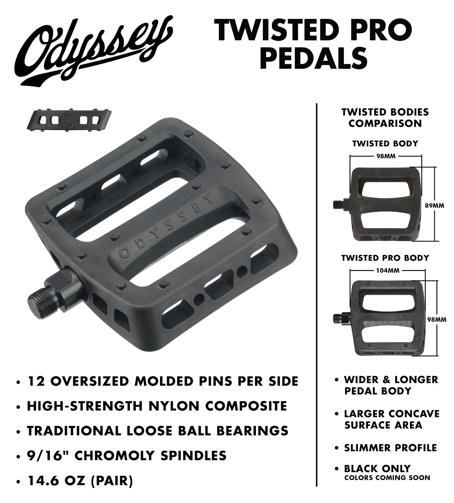 Odyssey pedals outlet