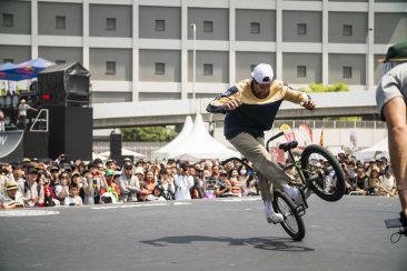 Matthias Dandois on his way to 2nd place in the Flatland finals